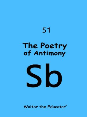 cover image of The Poetry of Antimony